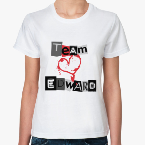 Классическая футболка Team Edward