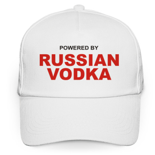 Кепка бейсболка Pewered by Russian vodka