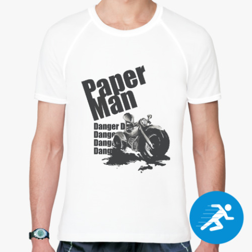 Спортивная футболка Paper man