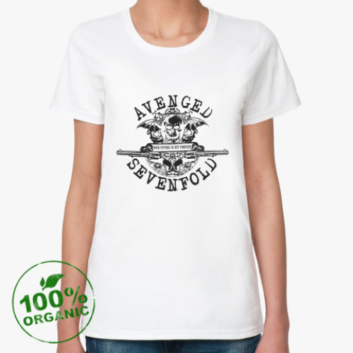 Женская футболка из органик-хлопка  Avenged Sevenfold
