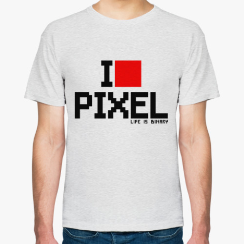 Футболка I LOVE PIXEL