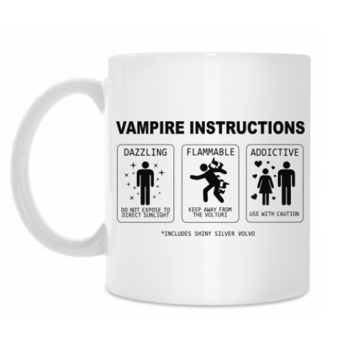 Кружка Vampire Instructions