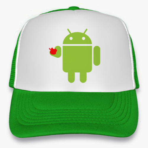 Кепка-тракер Андроид с яблоком