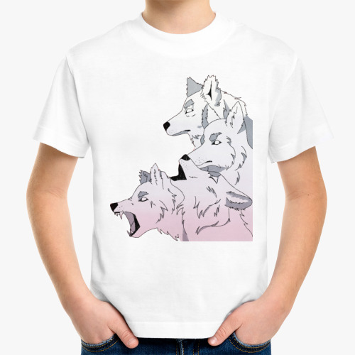 Детская футболка Волки