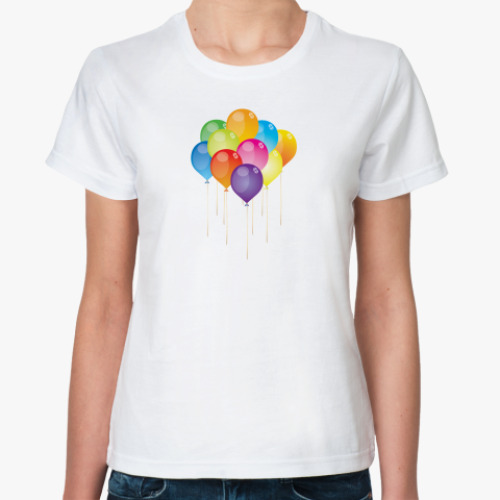 Классическая футболка  Воздушные шарики