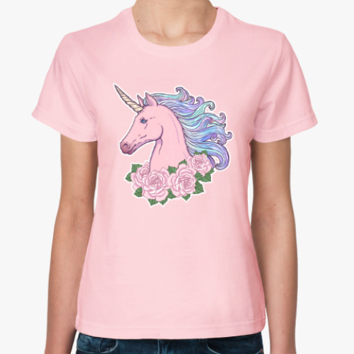 Женская футболка Единорог / Unicorn