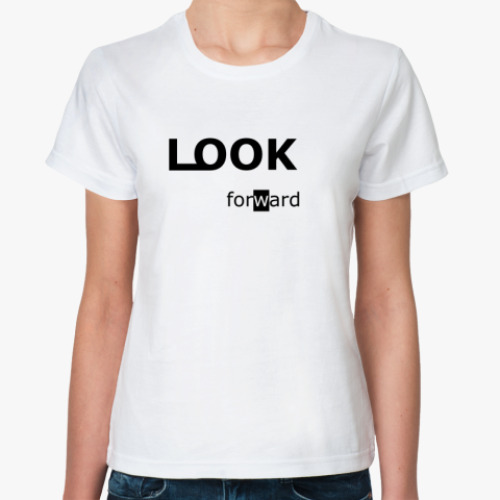 Классическая футболка LOOK foward