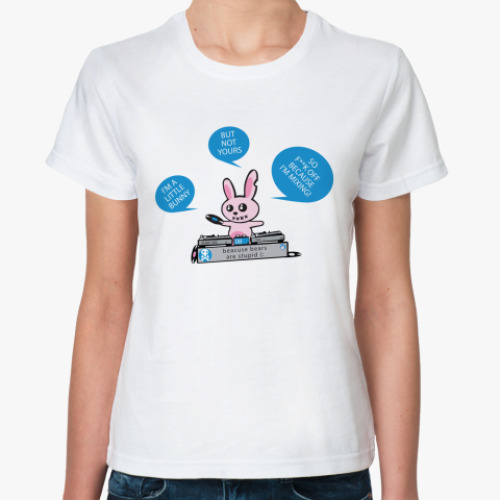 Классическая футболка  Bunny DJ