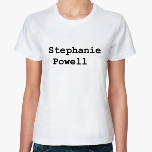 Классическая футболка Стэффани Пауэл