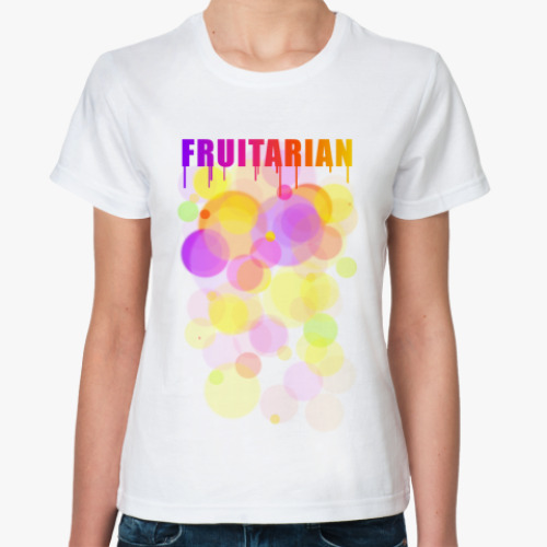 Классическая футболка Fruitarian summer