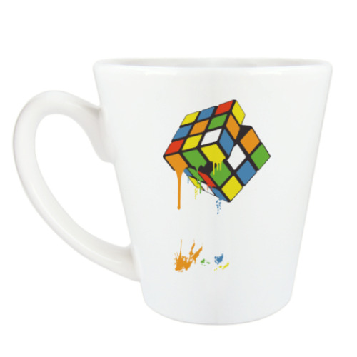 Чашка Латте Кубик Рубика | Rubiks Cube