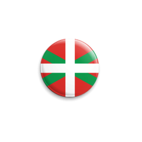 Значок 25мм Флаг Страны Басков