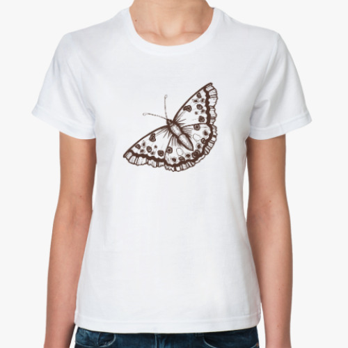 Классическая футболка Бабочка Butterfly Vintage