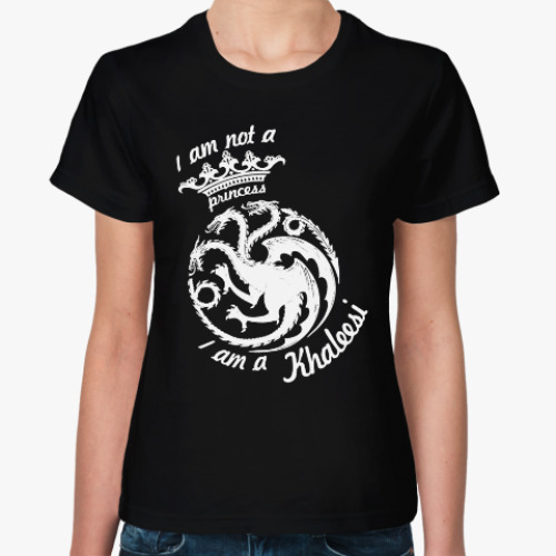 Женская футболка Khaleesi Игра престолов