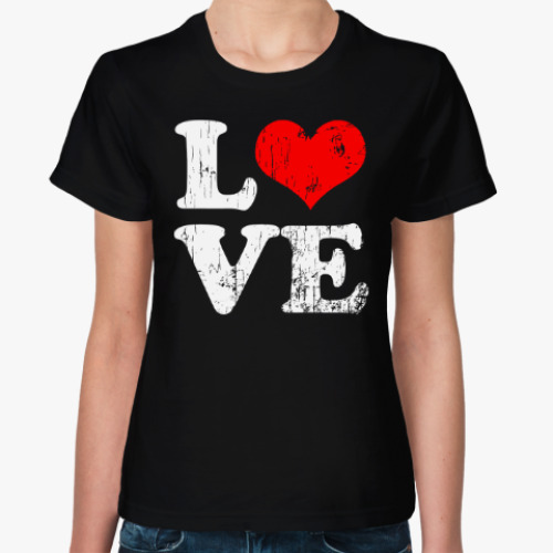 Женская футболка Love Love Love
