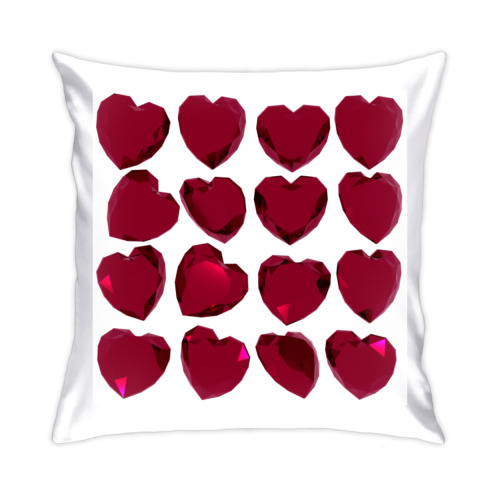 Подушка Crystal Hearts