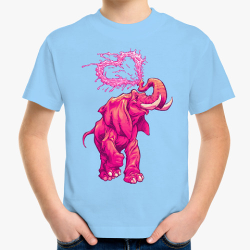 Детская футболка Счастливый слоник