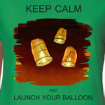 Keep Calm and Launch your balloon. Лети, фонарик!