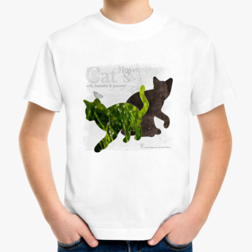 Детская футболка Трава и кора