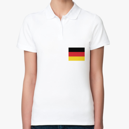 Женская рубашка поло Герб Германии