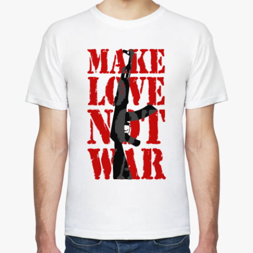 Футболка Make LOVE not war