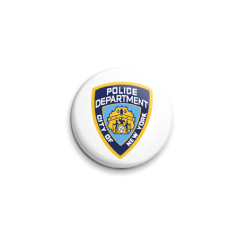 Значок 25мм  NYPD
