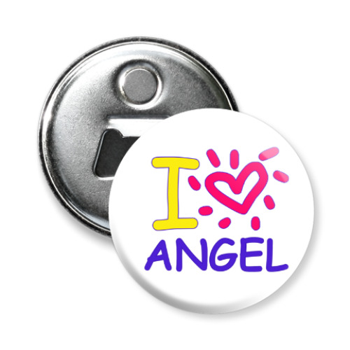 Магнит-открывашка Supernatural - I love Angel