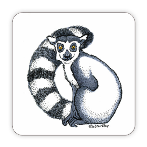 Костер (подставка под кружку) Crazy Lemur