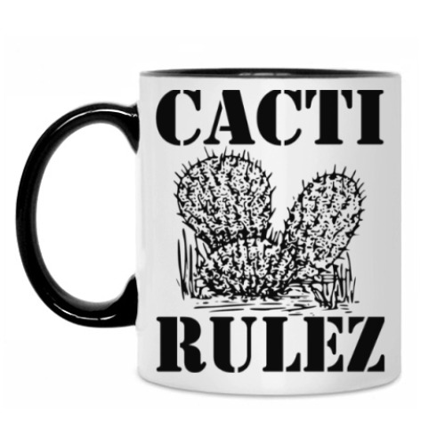 Кружка Cacti Rulez