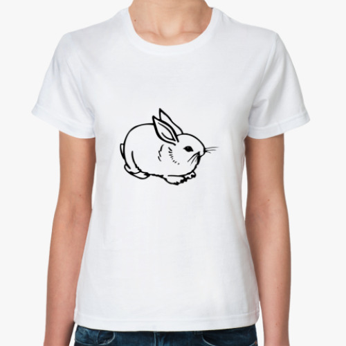 Классическая футболка Кролик