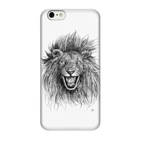 Чехол для iPhone 6/6s Кроль лев. The Lion King.