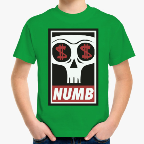 Детская футболка Numb