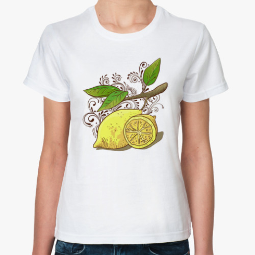 Классическая футболка Лимоны
