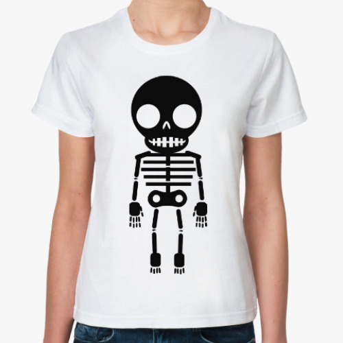 Классическая футболка Скелет