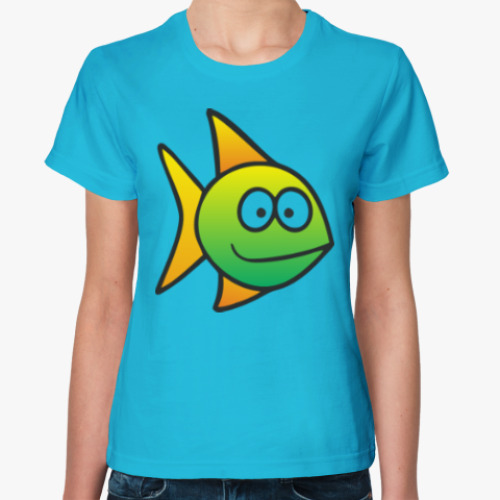 Женская футболка Рыбка