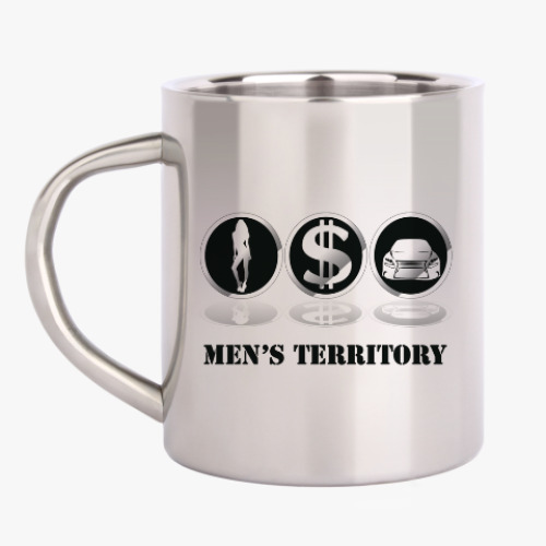 Кружка металлическая Men's territory