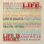  This is your life