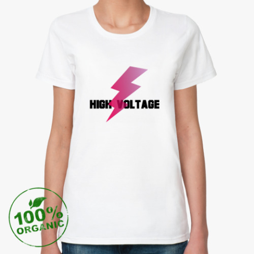 Женская футболка из органик-хлопка Voltage