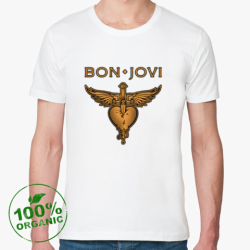 Футболка из органик-хлопка Bon Jovi