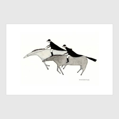 Постер Horse riders