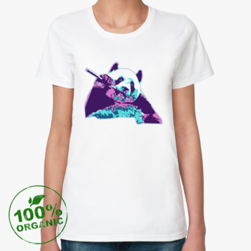 Женская футболка из органик-хлопка Panda