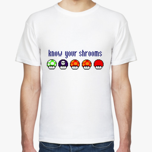 Футболка Know your shrooms