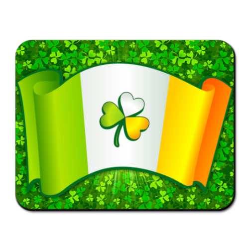 Коврик для мыши Ирландский флаг