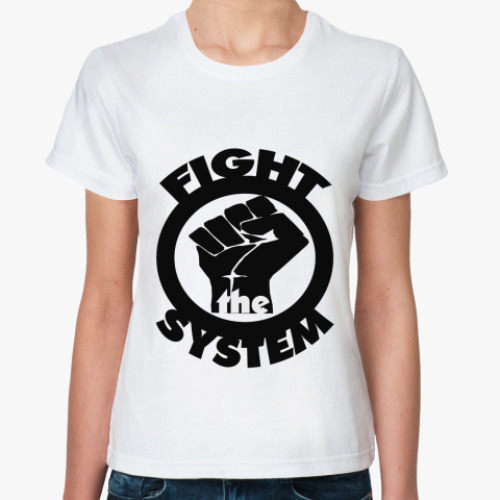 Классическая футболка Fight the Sys