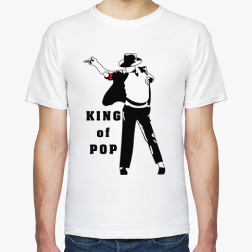 Футболка King of pop. Майкл Джексон