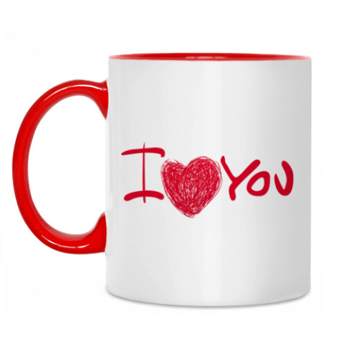 Кружка I love you