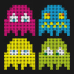 Pacman игра пиксели герои