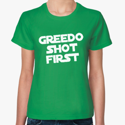 Женская футболка Гридо (Звездные Войны)