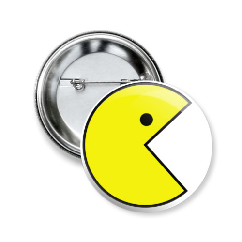 Значок 50мм pacmen