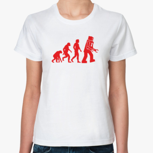 Классическая футболка Эволюция